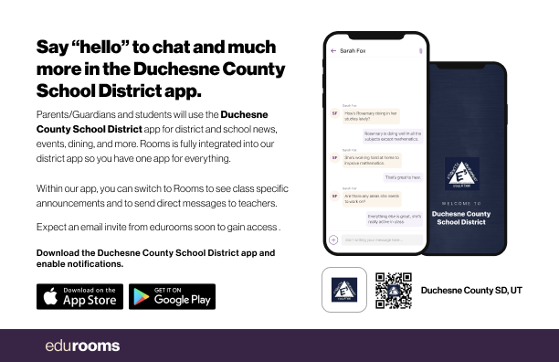 An ad for the new DCSD app.